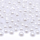 White Resin Flat Back Pearls Multi Sizes WholesaleRhinestone